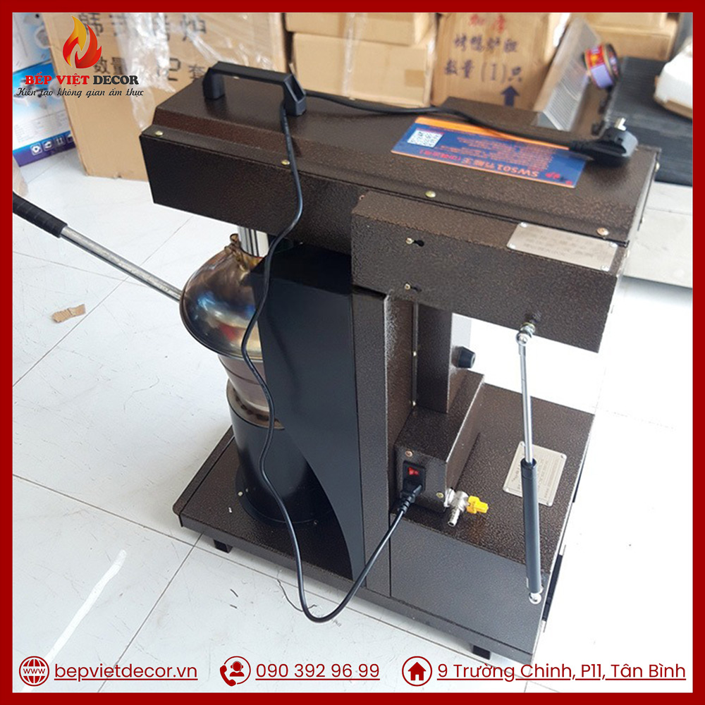 Phía bên trái của máy khò than