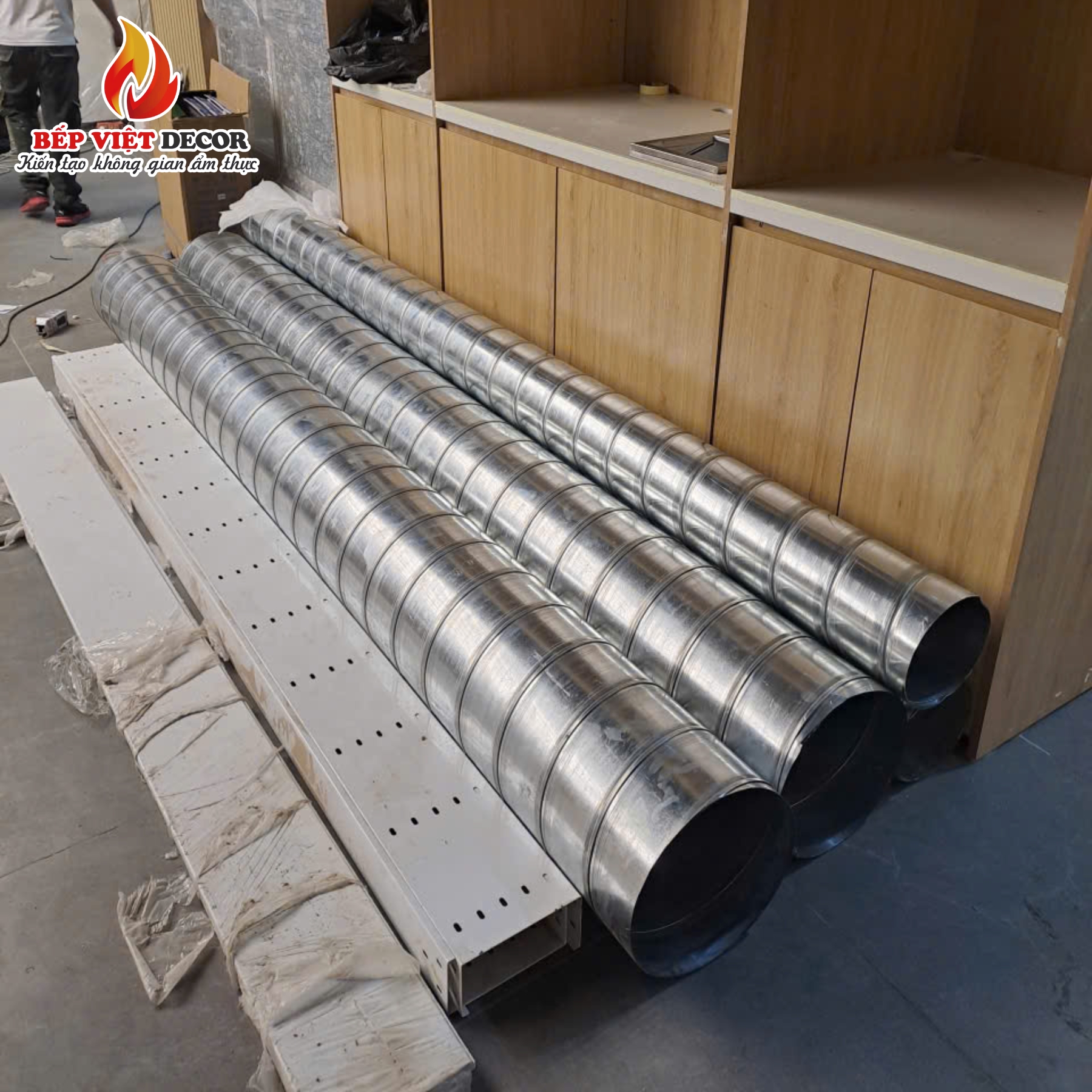 Bàn Giao Hệ Thống Hút Mùi &amp;amp; Cấp Khí Công Trình Dookki