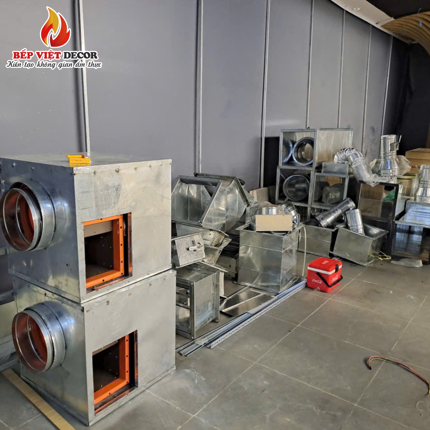 Bàn Giao Hệ Thống Hút Mùi &amp;amp; Cấp Khí Công Trình Dookki