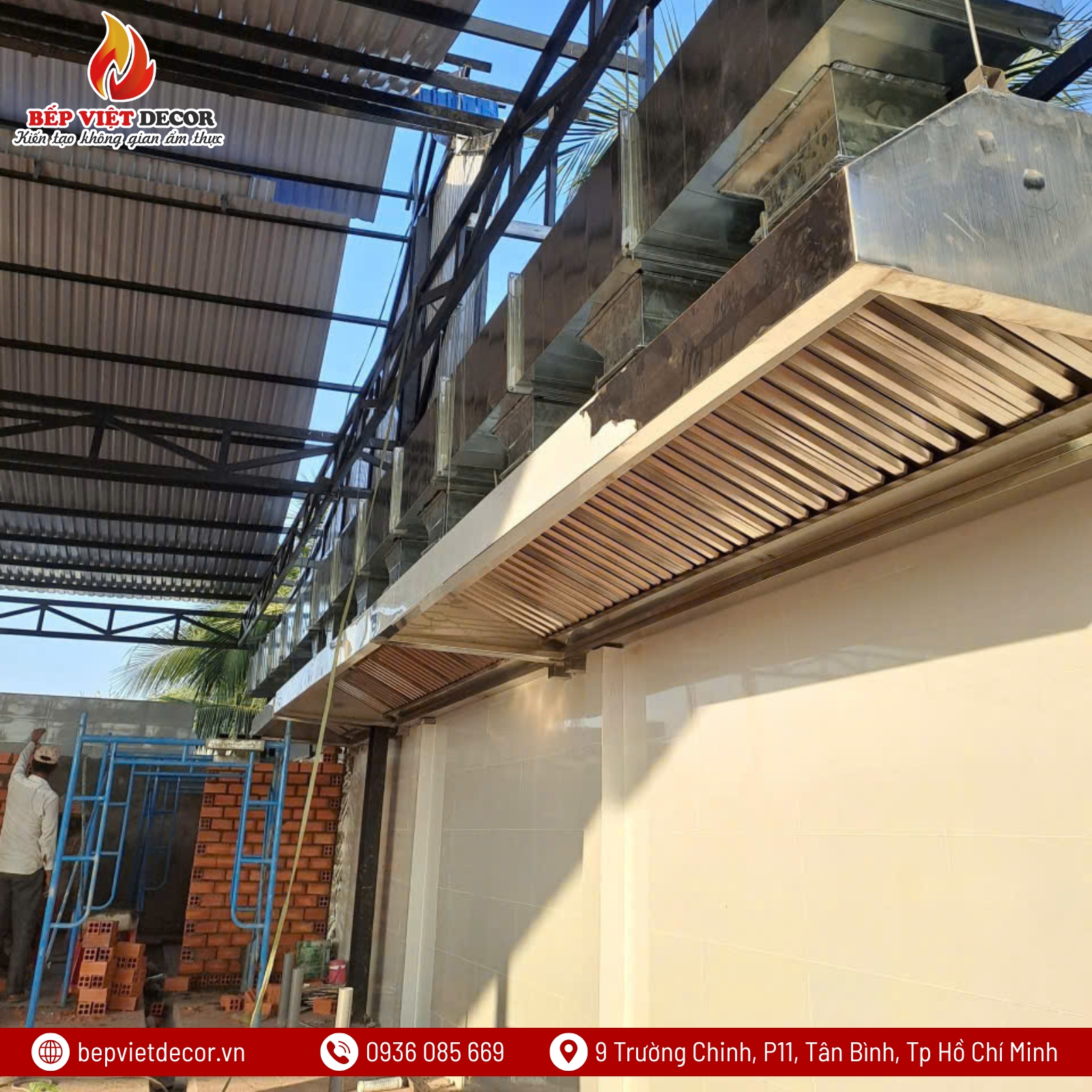 THI CÔNG BẾP CÔNG NGHIỆP NHÀ HÀNG GỒM NHỮNG HẠNG MỤC NÀO?