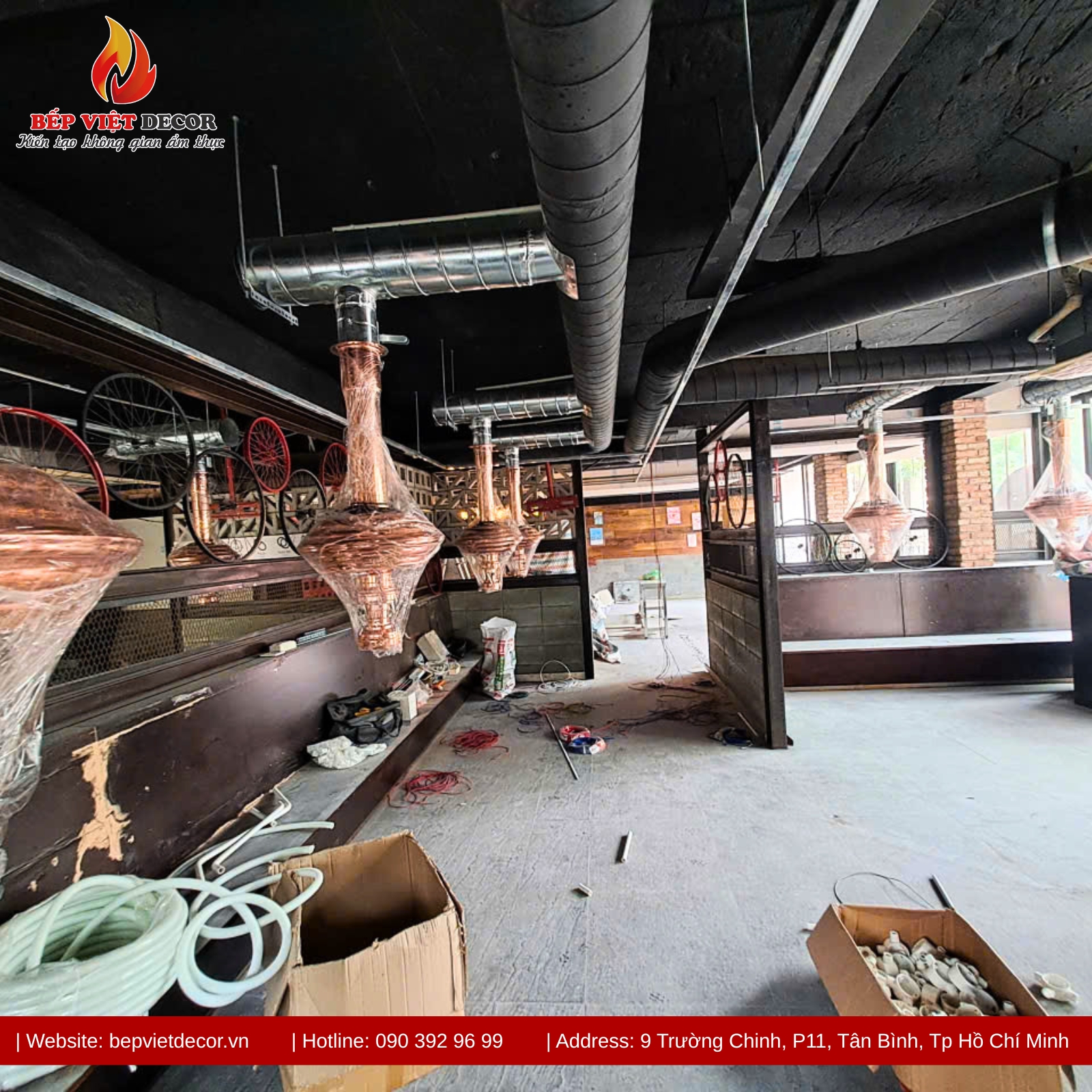 LẮP ĐẶT 13 ỐNG HÚT KHÓI DƯƠNG VÀ HOÀN THIỆN