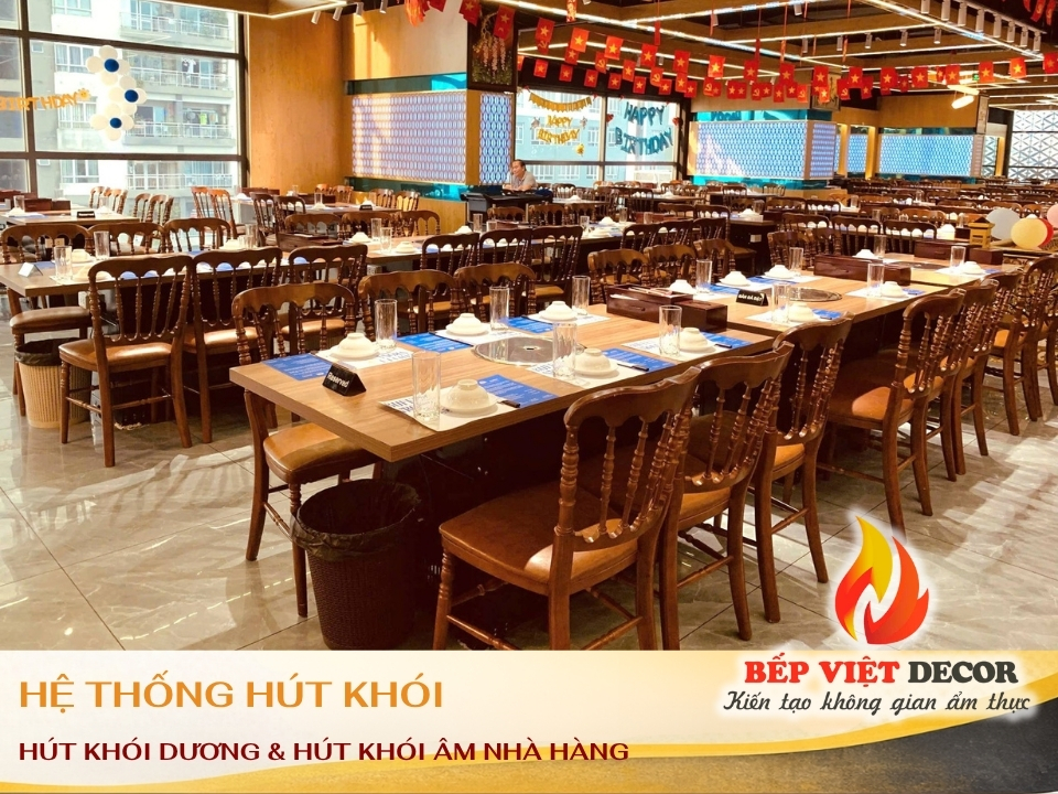 Hệ Thống Hút Khói Âm Nhà Hàng