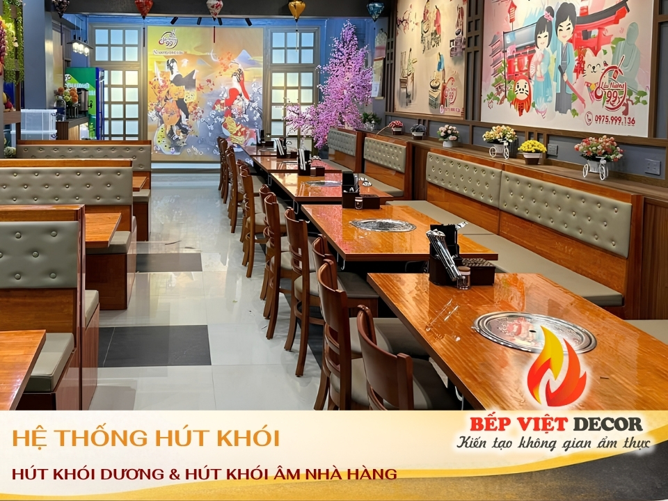 Hệ Thống Hút Khói Âm Nhà Hàng
