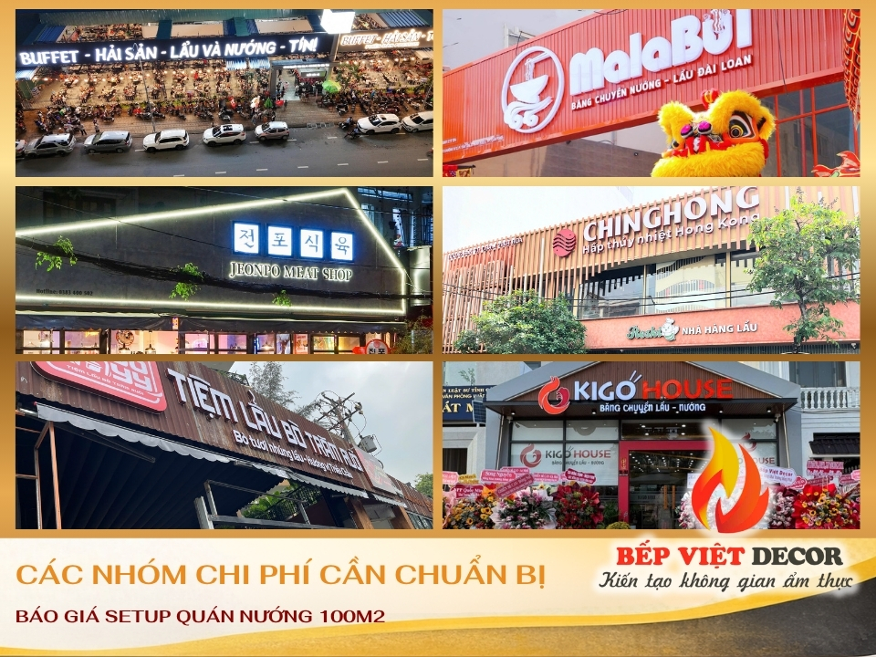 BẾP VIỆT DECOR – ĐƠN VỊ THI CÔNG QUÁN NƯỚNG UY TÍN