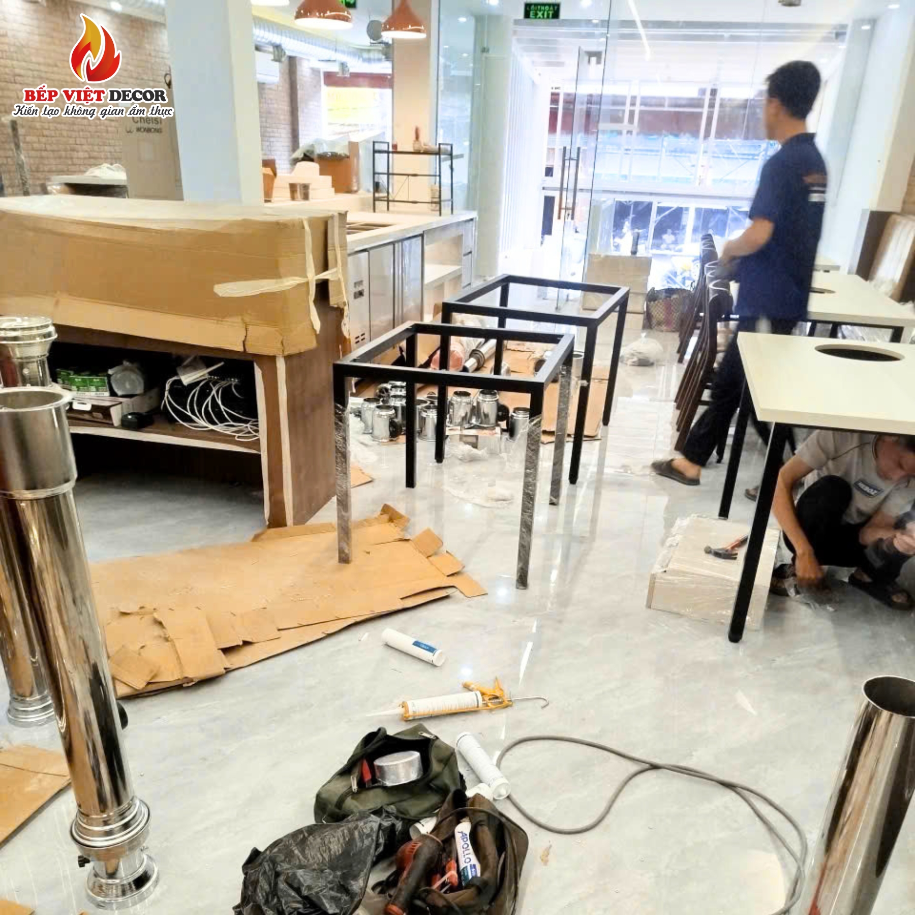 Bàn Giao Dự Án Hệ Thống Hút Khói Dương Nhà Hàng Hàn Quốc Quán Buffet