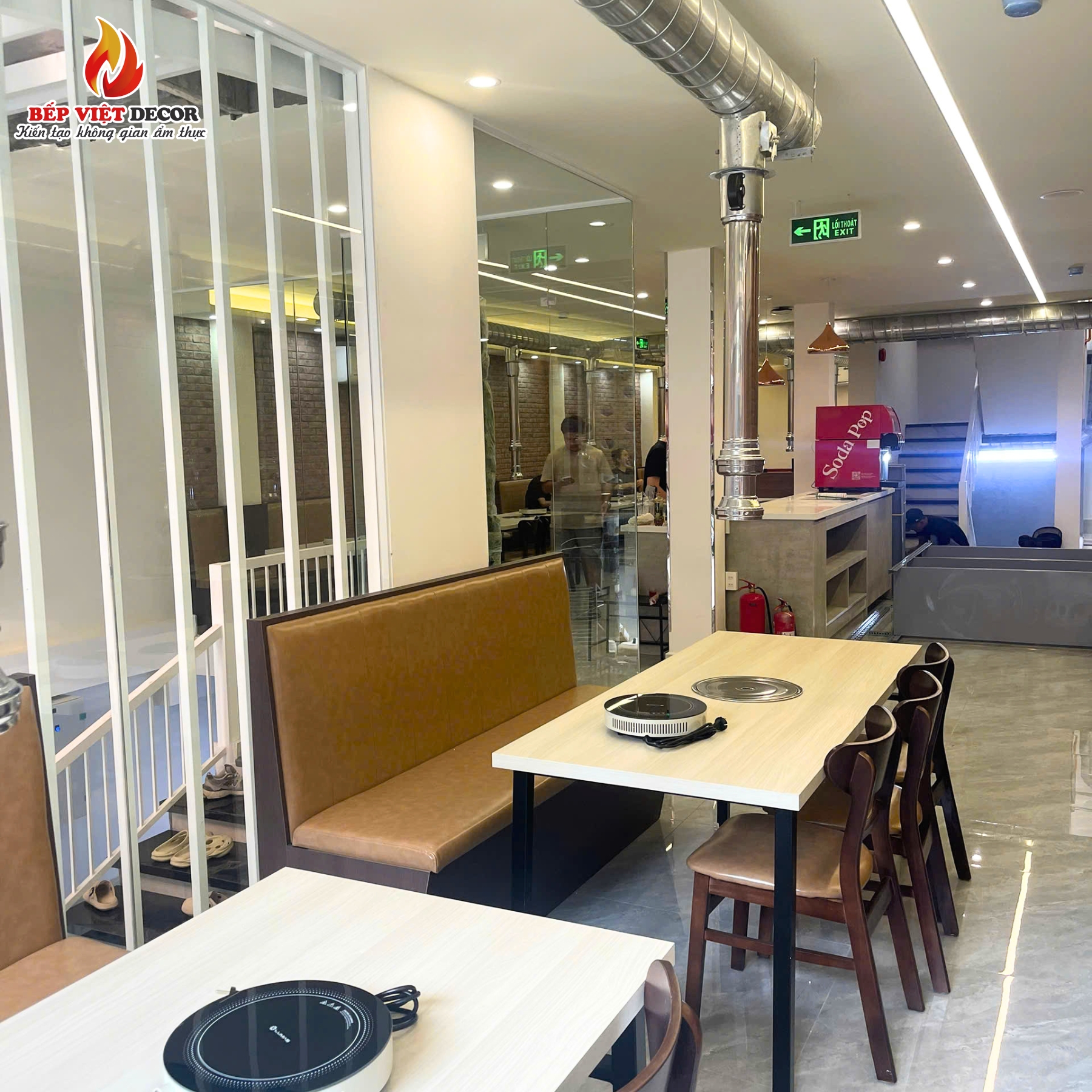 Bàn Giao Dự Án Hệ Thống Hút Khói Dương Nhà Hàng Hàn Quốc Quán Buffet