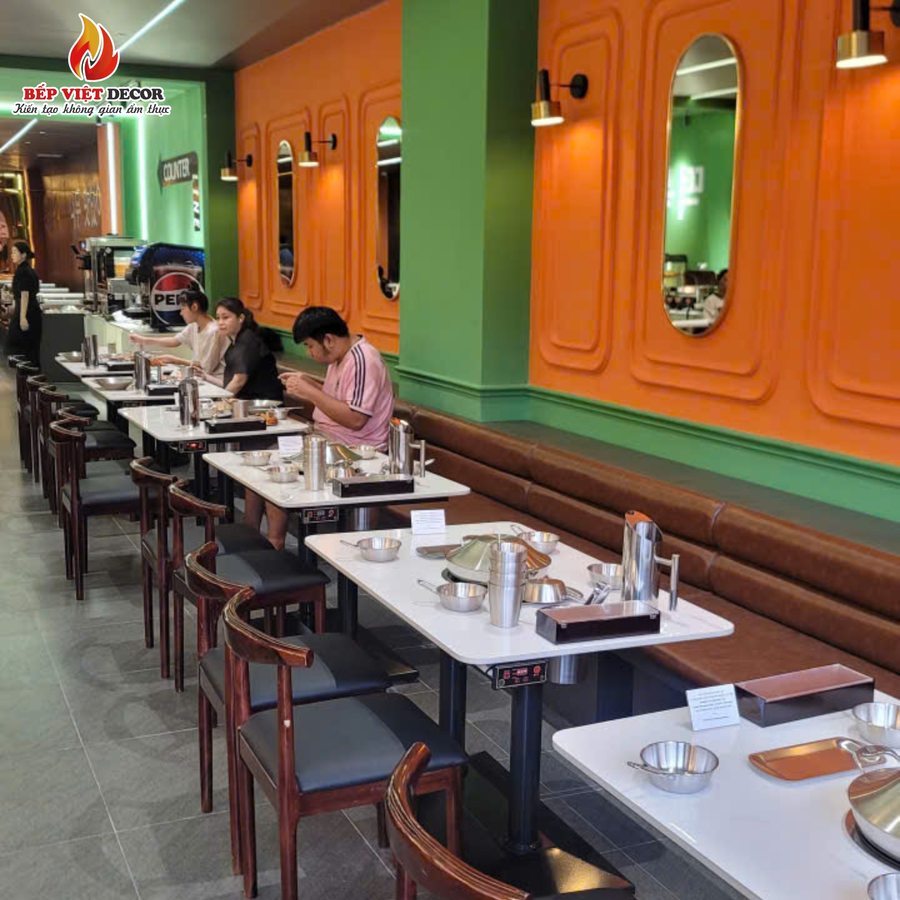 Bàn Giao Công Trình Nhà Hàng BBQ &amp;amp; Tokbokki Phong Cách Luxury