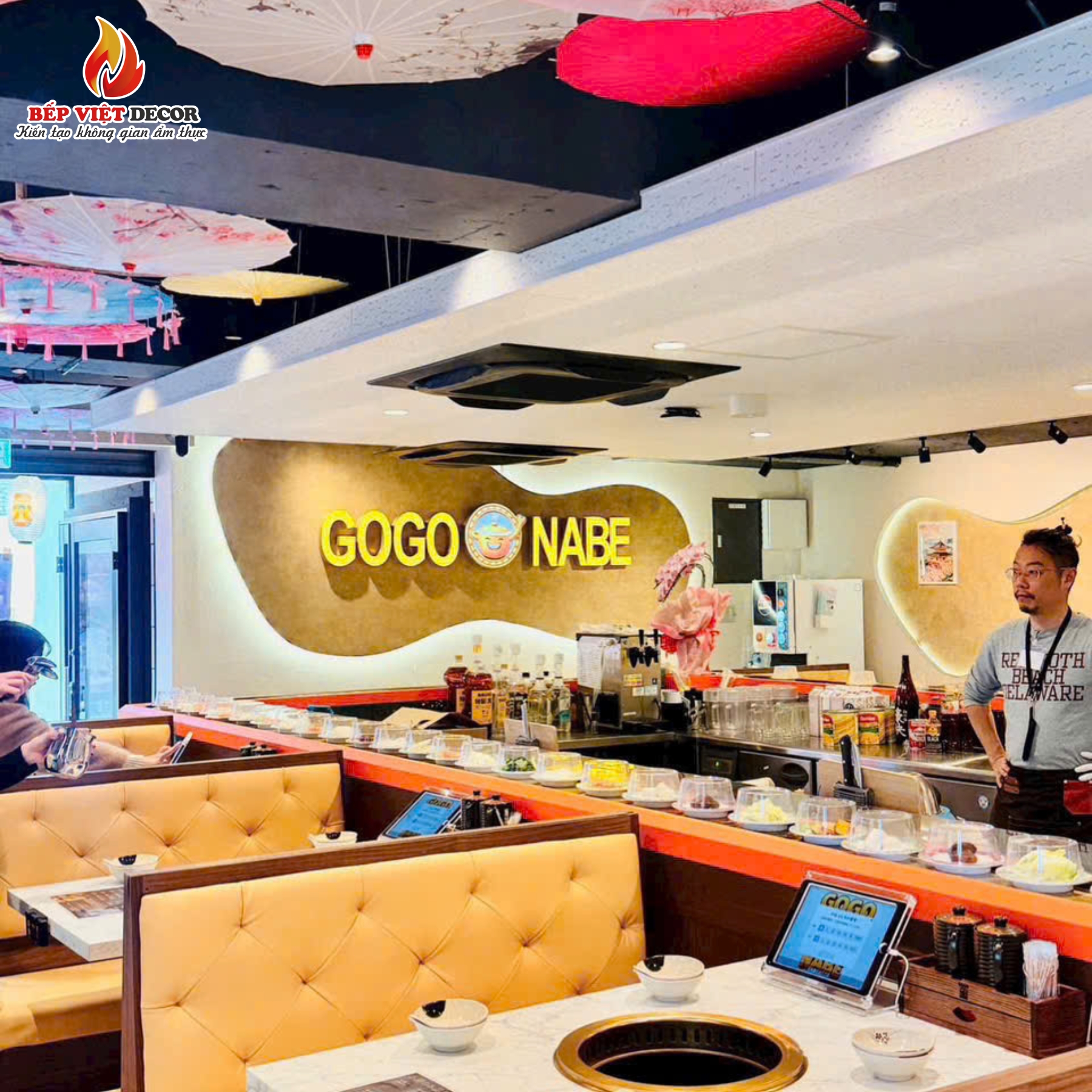 Nhật Bản - Bàn Giao Công Trình Lẩu Băng Chuyền Gogo Nabe