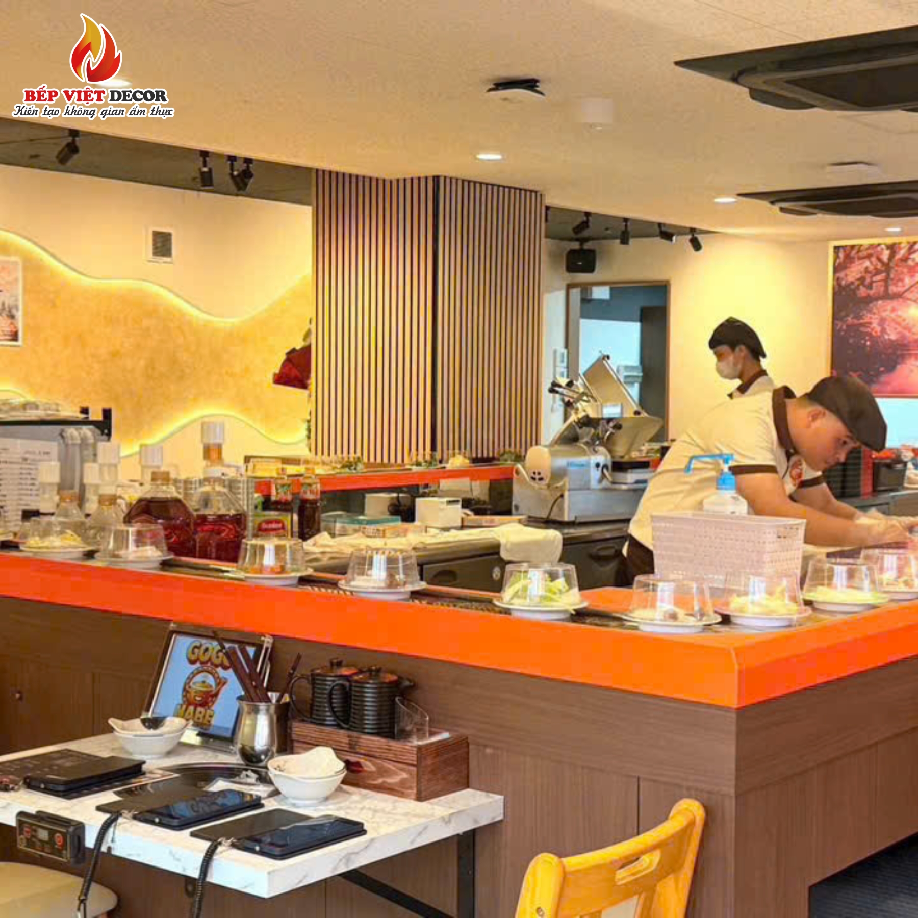 Nhật Bản - Bàn Giao Công Trình Lẩu Băng Chuyền Gogo Nabe