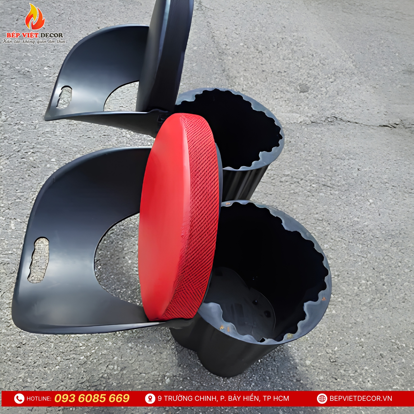 Ghế Hàn Quốc Màu Đỏ