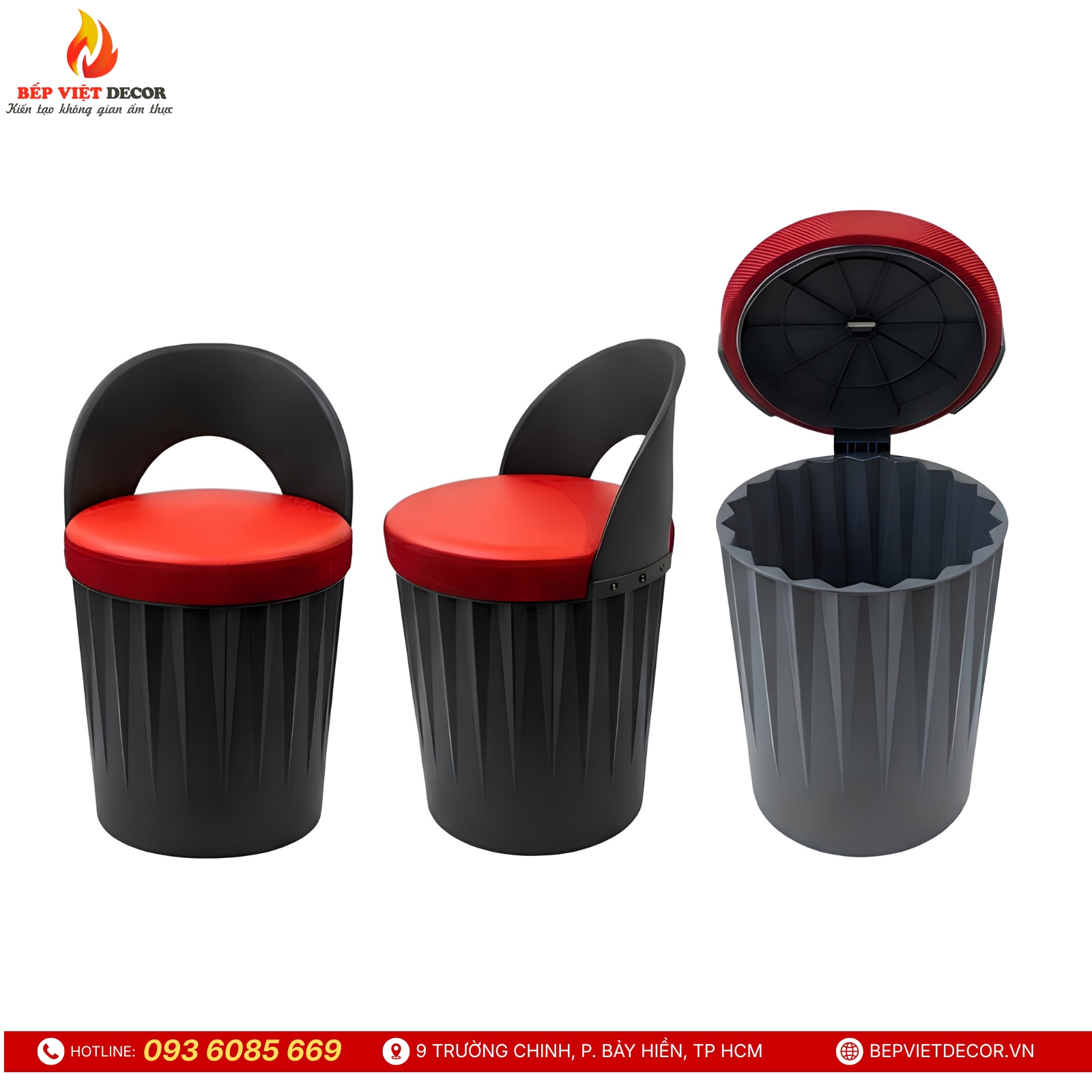 Ghế Hàn Quốc Màu Đỏ