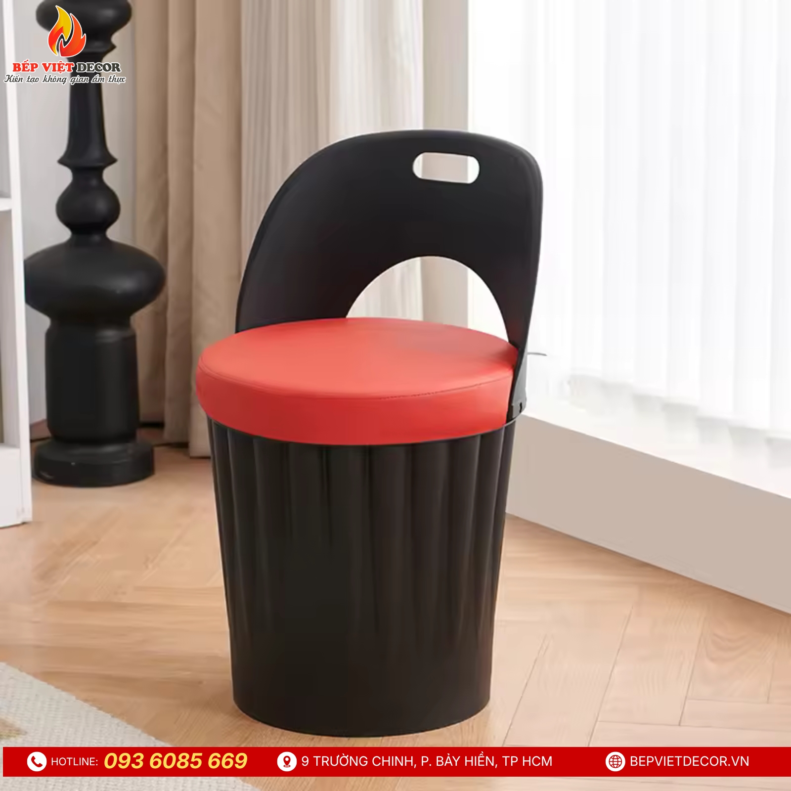 Ghế Hàn Quốc Màu Đỏ