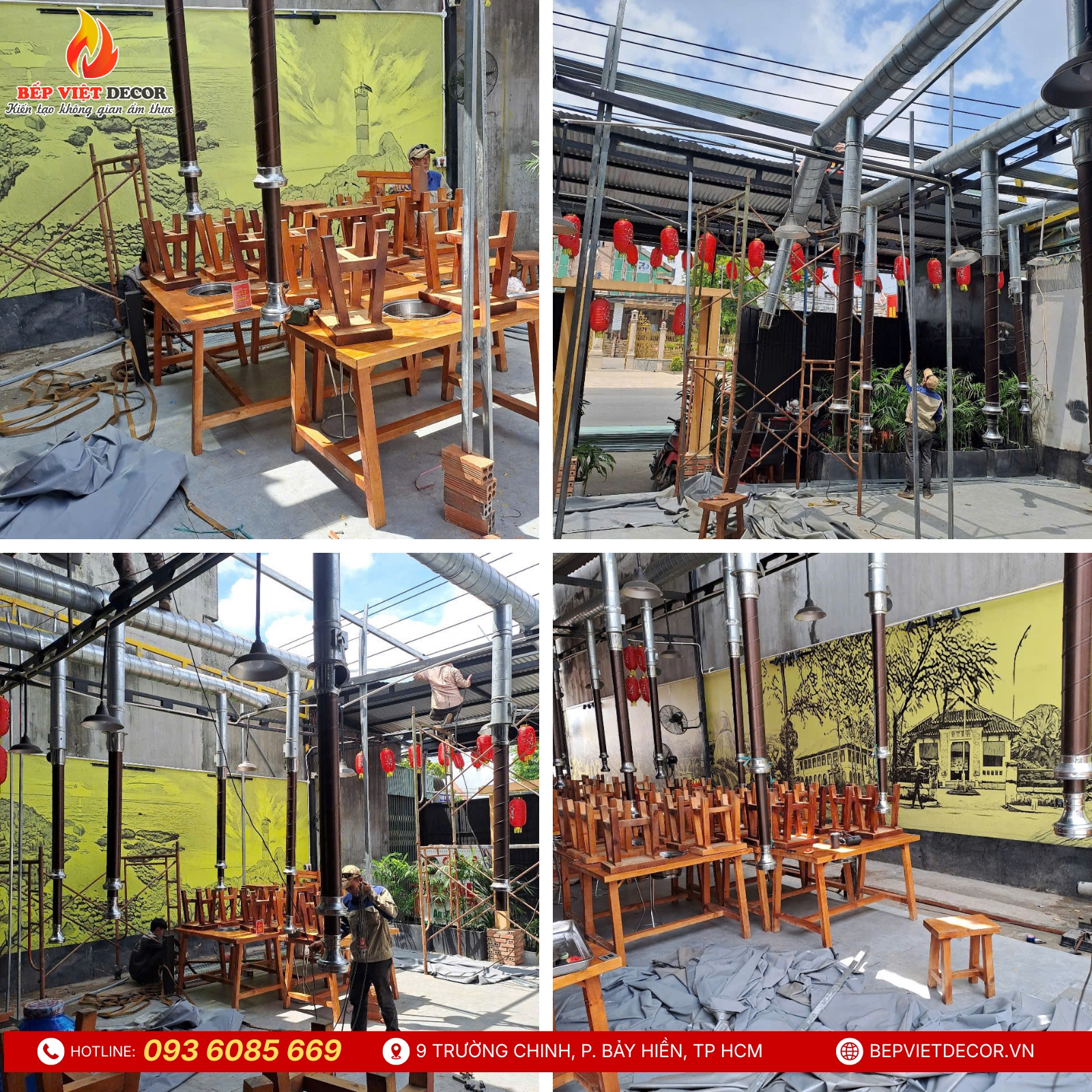 Bàn Giao Hệ Thống Hút Khói Dương Cho CaLa Buffet Lẩu Nướng