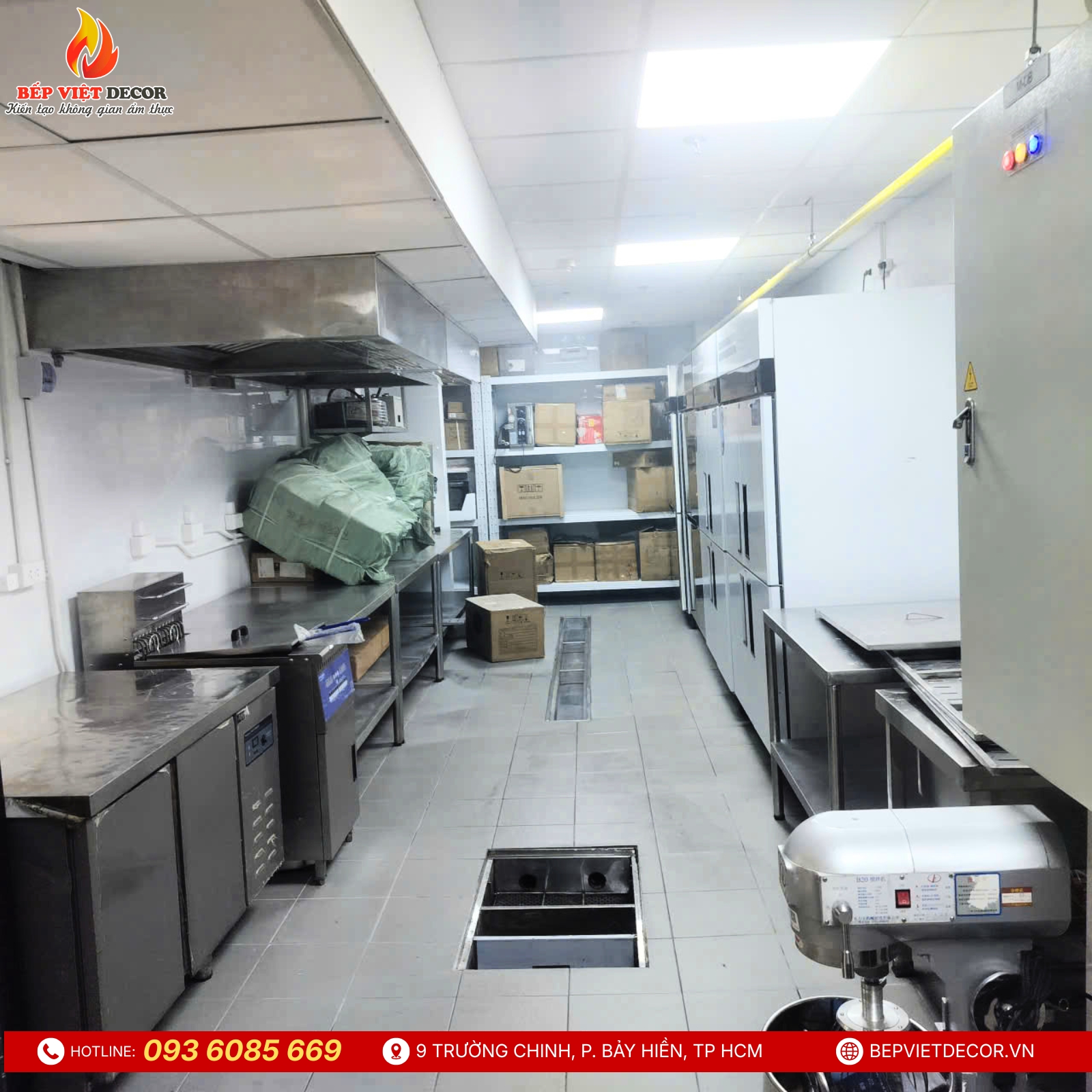 Quá trình thi công và lắp đặt thiết bị