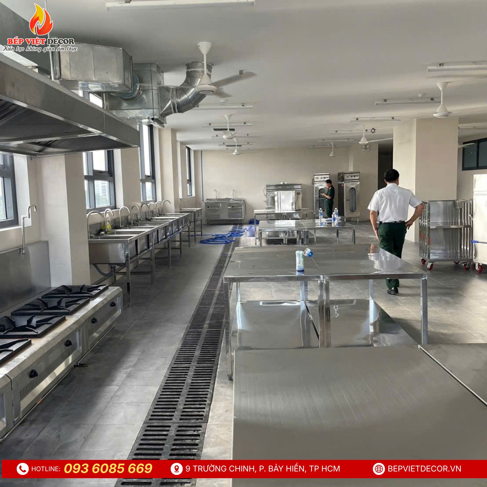 Các Bệnh viện, Nhà máy tin tưởng chọn Bếp Việt Decor
