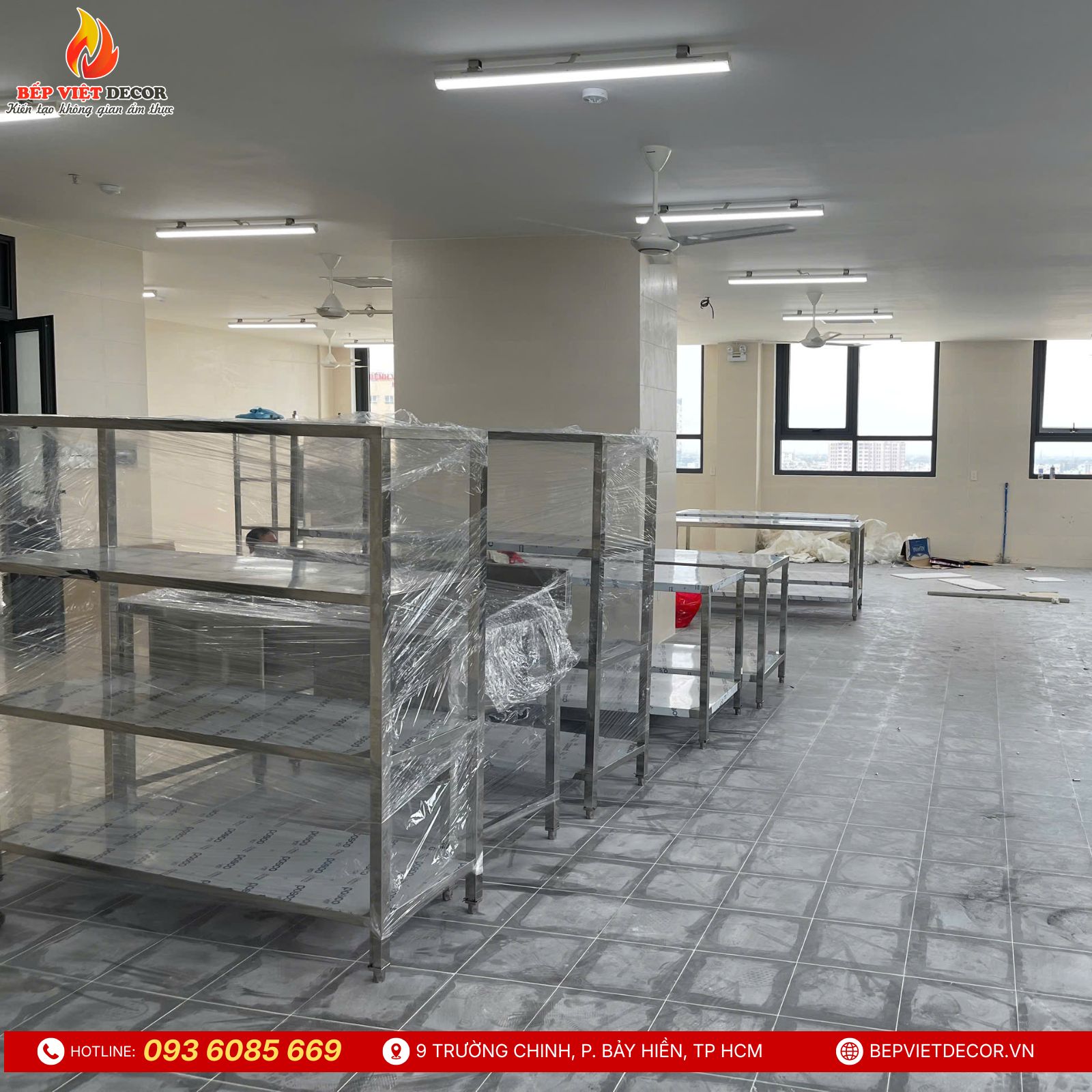 Khảo sát thực tế &amp;amp; Tập kết vật tư tại công trình
