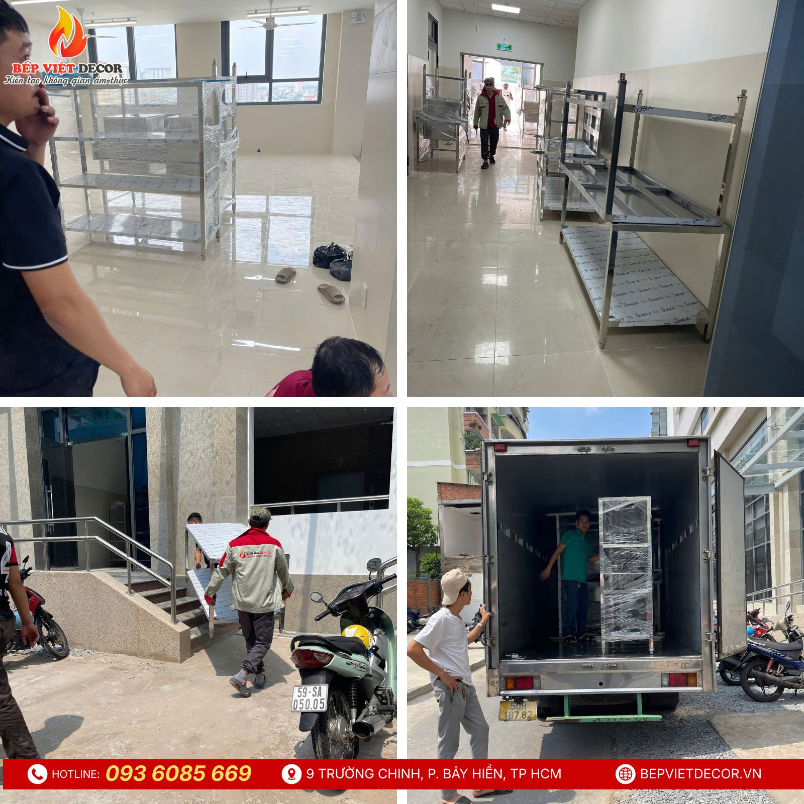 Khảo sát thực tế &amp;amp; Tập kết vật tư tại công trình