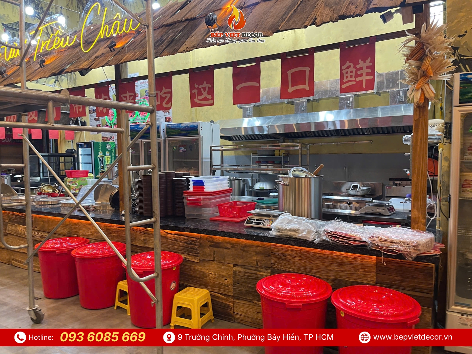 Setup Hệ Thống Bếp Cho Tiệm Lẩu Bò Trăm Rưỡi
