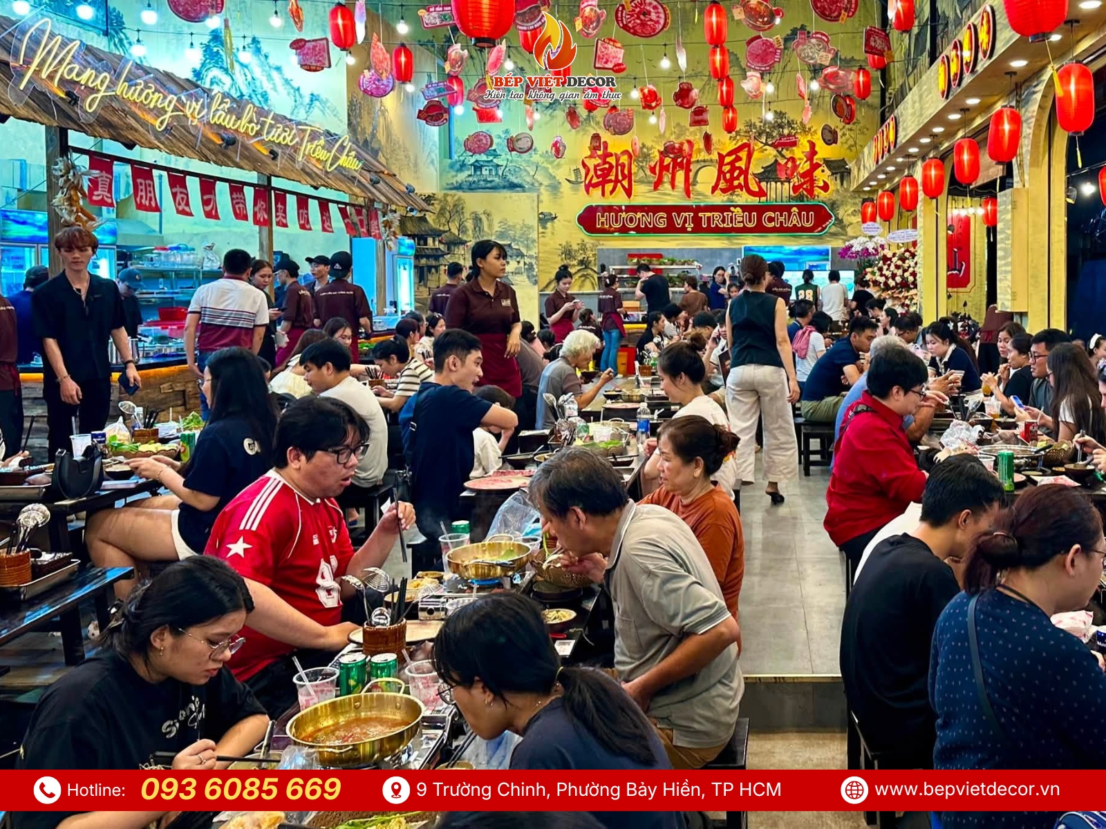 Setup Hệ Thống Bếp Cho Tiệm Lẩu Bò Trăm Rưỡi