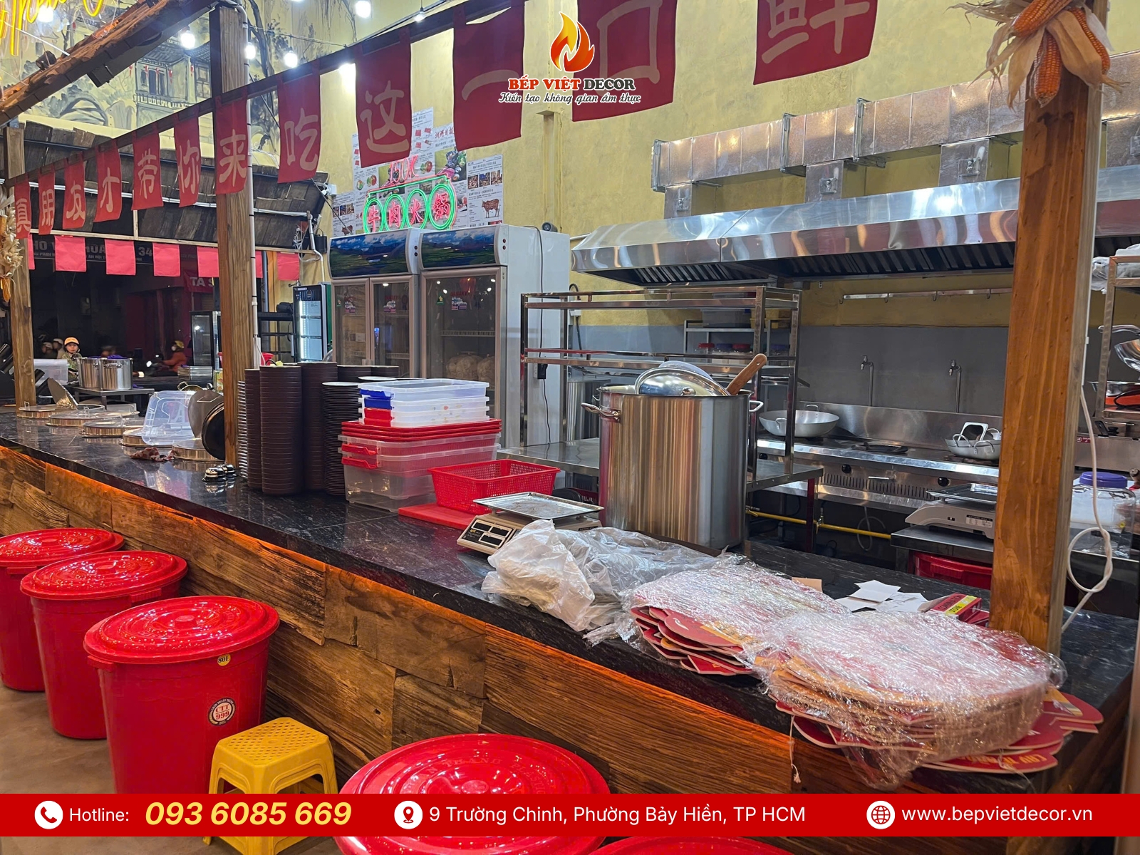 Setup Hệ Thống Bếp Cho Tiệm Lẩu Bò Trăm Rưỡi