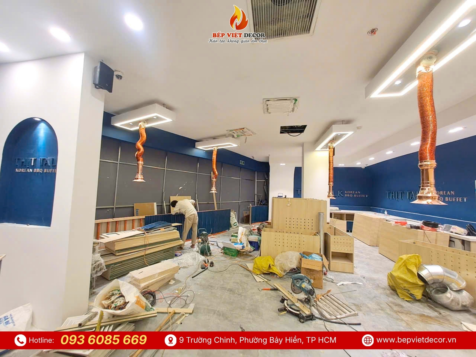 Quy Trình Thi Công Lắp Đặt Hệ Thống Hút Khói Dương