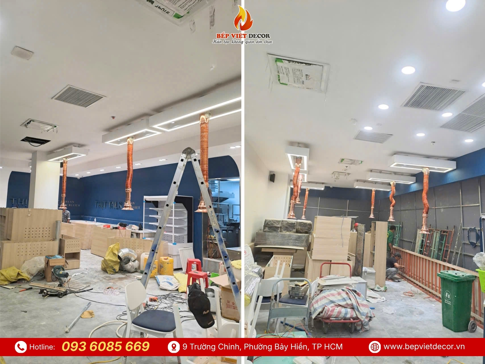 Quy Trình Thi Công Lắp Đặt Hệ Thống Hút Khói Dương