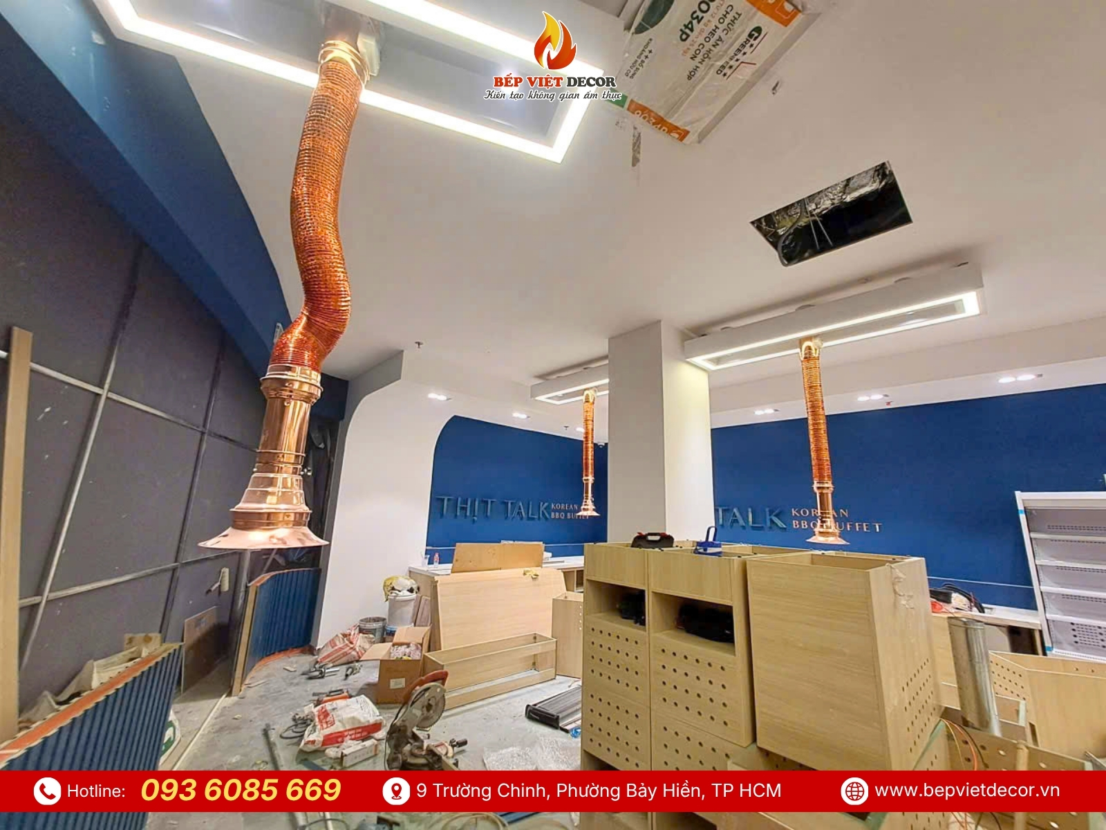 Quy Trình Thi Công Lắp Đặt Hệ Thống Hút Khói Dương