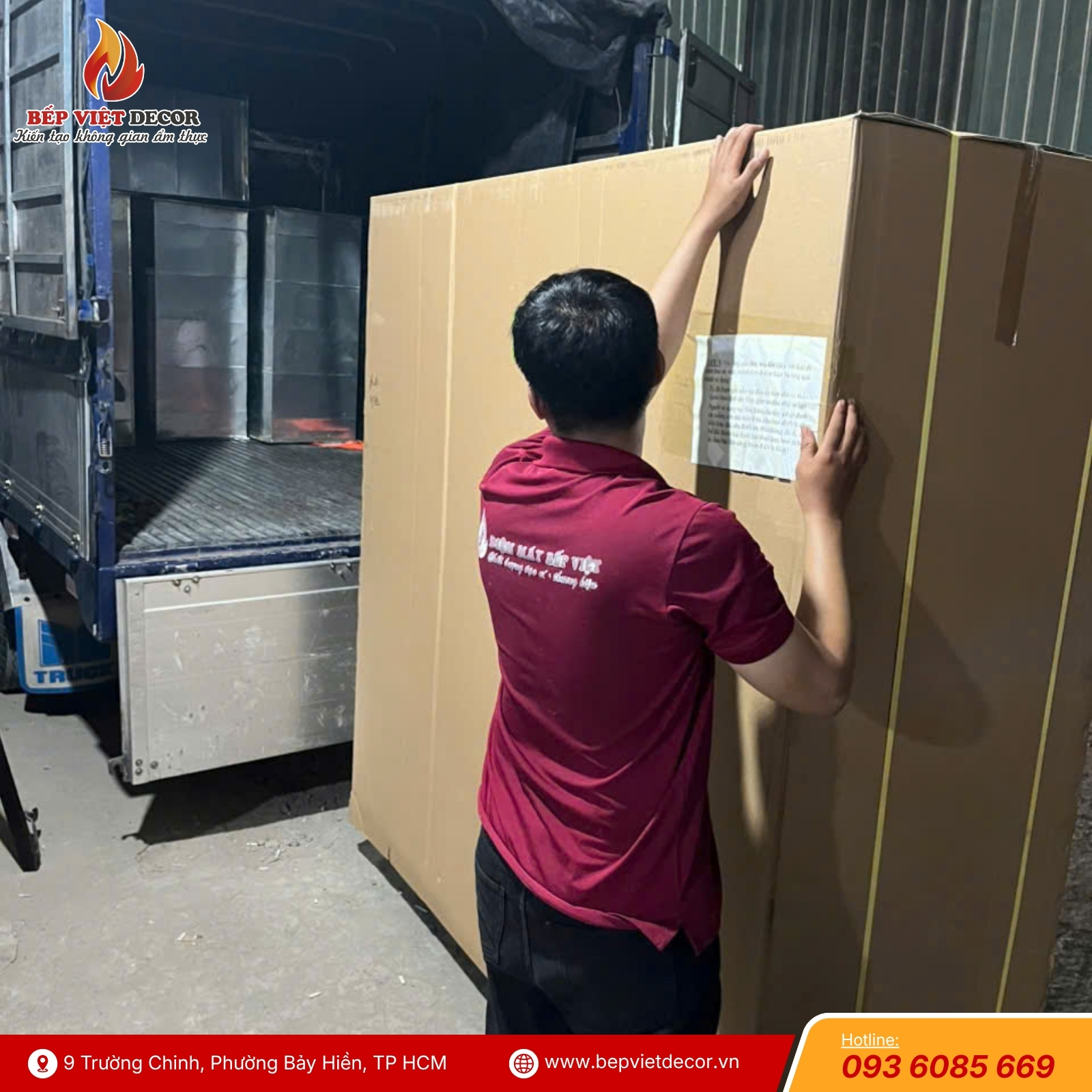 Tập kết vật tư &amp;amp; Thiết bị Inox tại công trình