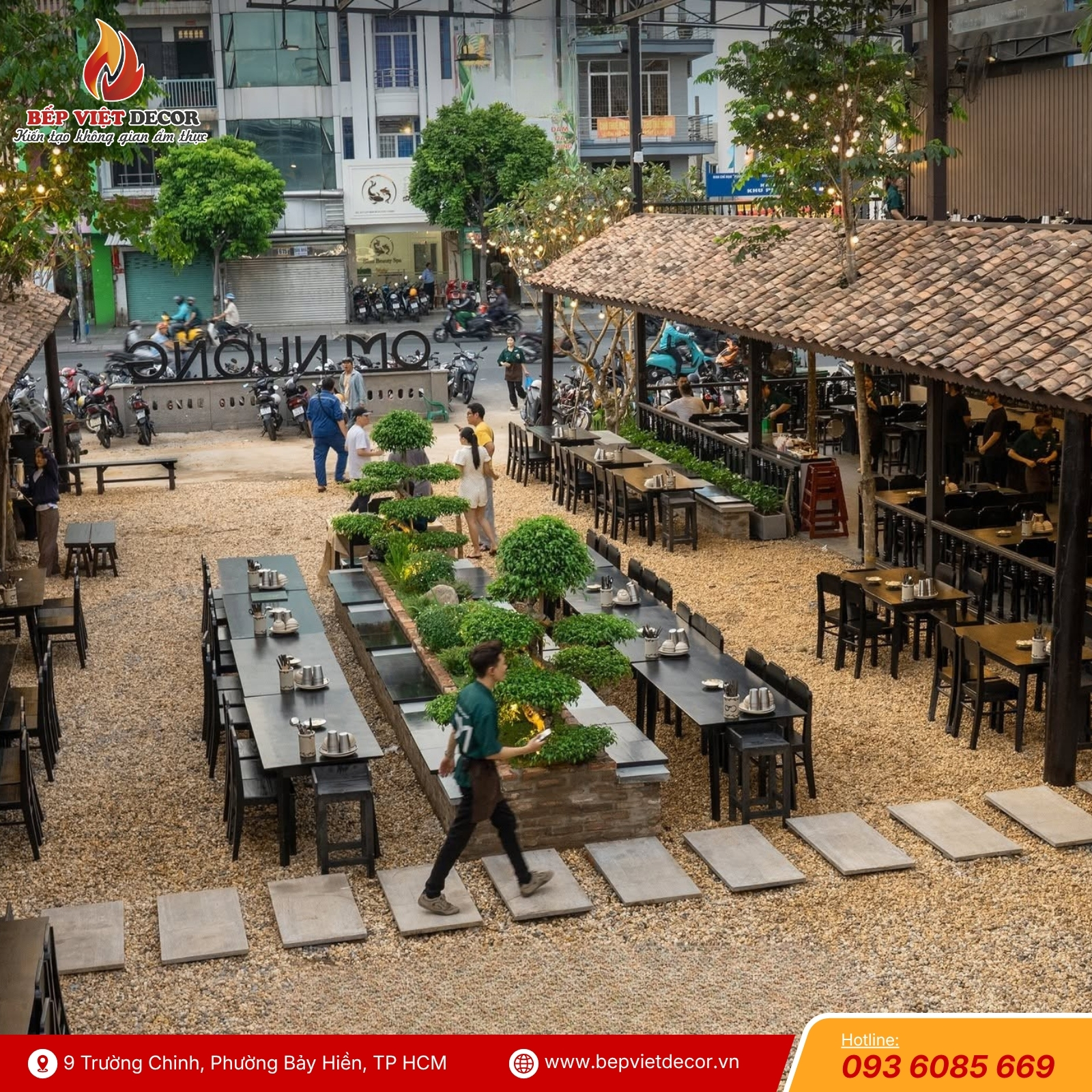 Bàn Giao Hệ Thống Hút Khói Âm Bàn &amp;amp; Bếp Công Nghiệp Cho Om Nướng