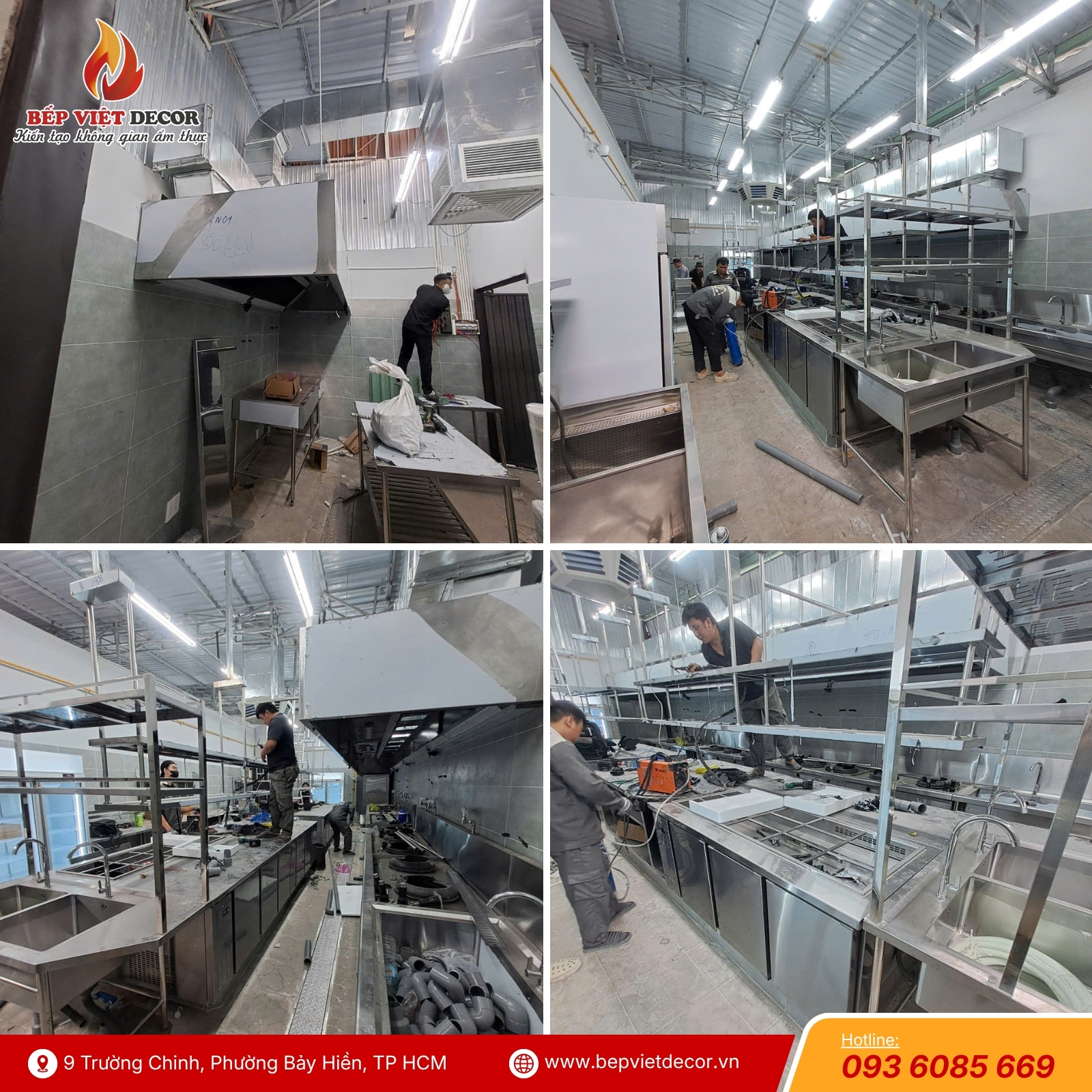 Giải Pháp Hệ Thống Hút Khói Âm Bàn Hiện Đại Tại Om Nướng