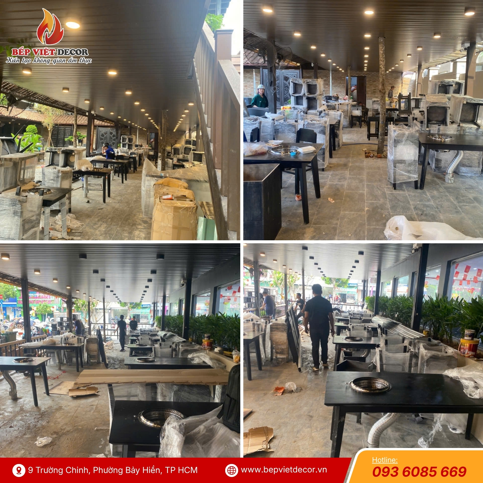 Giải Pháp Hệ Thống Hút Khói Âm Bàn Hiện Đại Tại Om Nướng