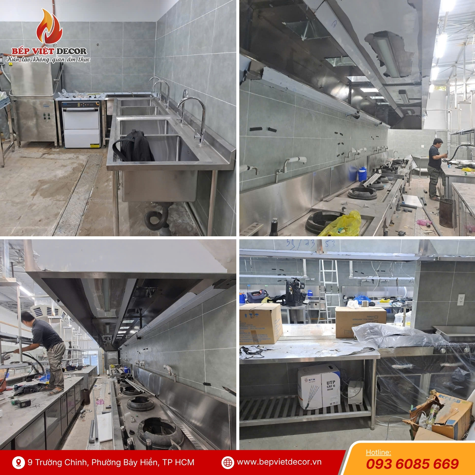 Giải Pháp Hệ Thống Hút Khói Âm Bàn Hiện Đại Tại Om Nướng