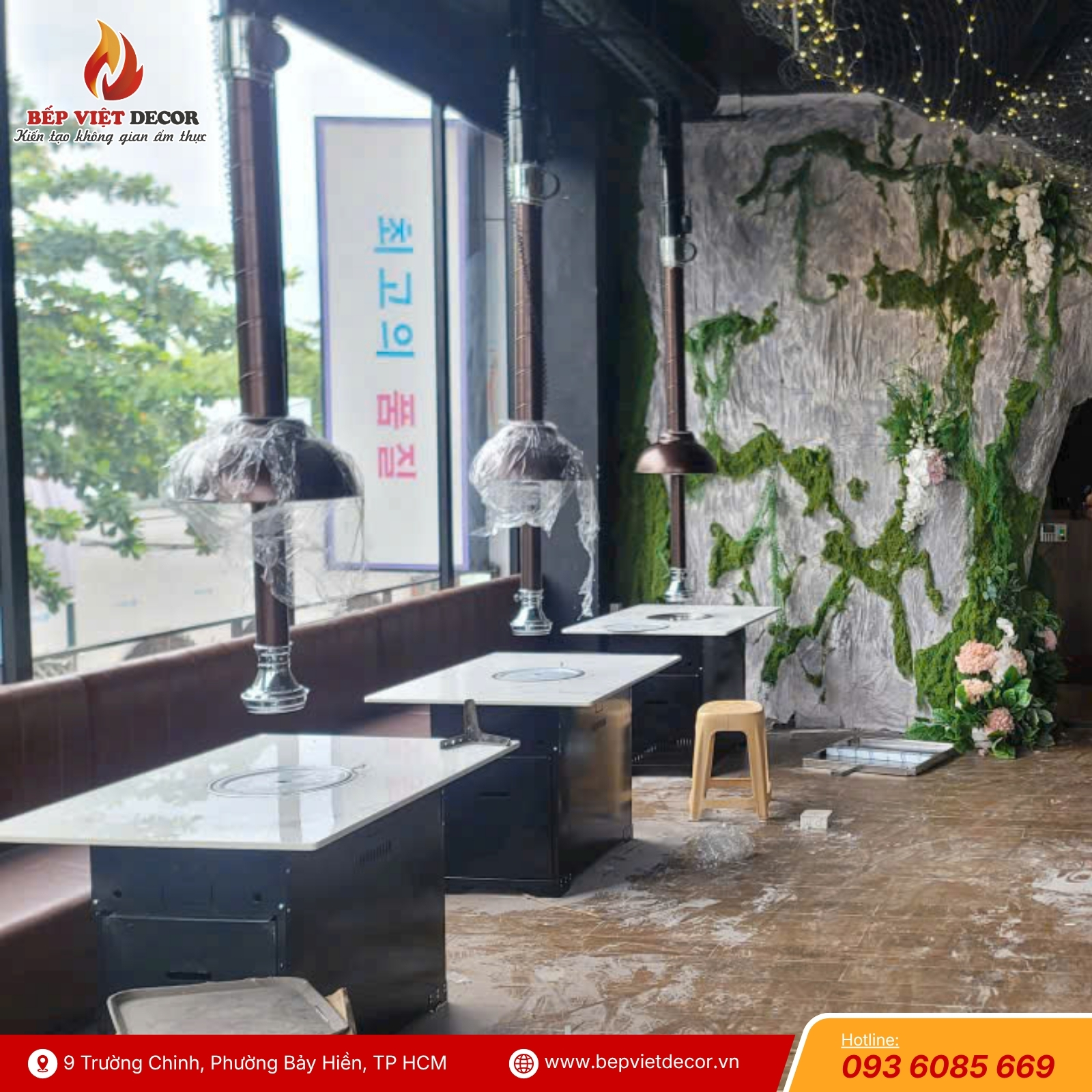 Bàn Giao Hệ Thống Hút Khói Dương Cho Nhà Hàng Lẩu Nướng