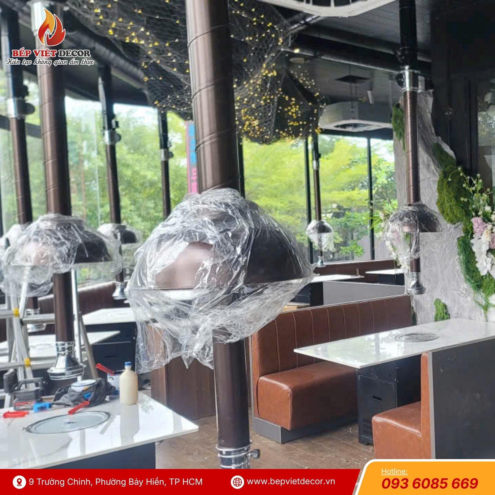 Bàn Giao Hệ Thống Hút Khói Dương Cho Nhà Hàng Lẩu Nướng