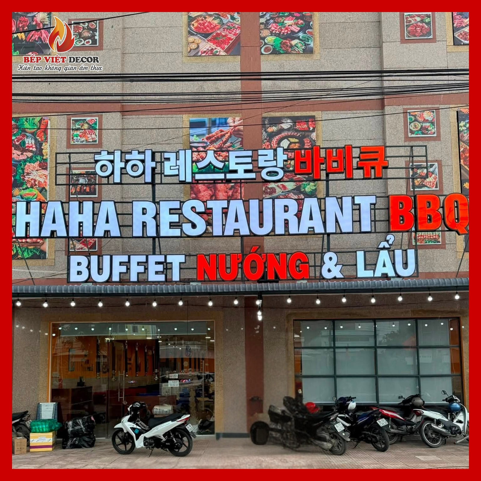 Bàn Giao Hệ Thống Hút Khói Dương Cho Haha Buffet Lẩu Nướng