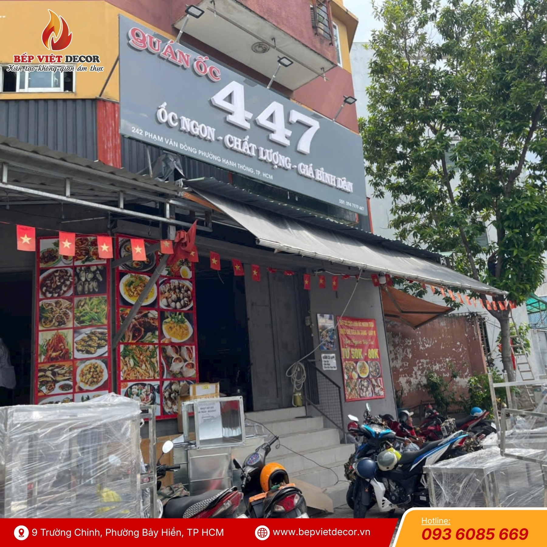 Bàn Giao Hệ Thống Thiết Bị Inox Khu Bếp Công Nghiệp