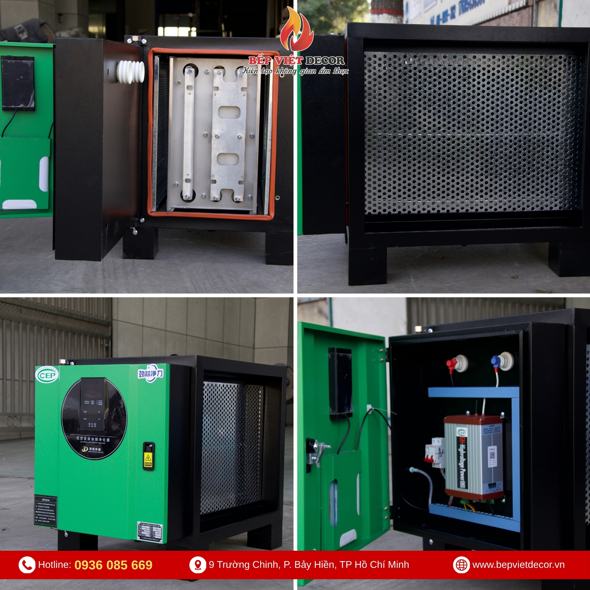 Cấu Tạo Chi Tiết Của Máy Lọc Khói Tĩnh Điện JD-EP-6