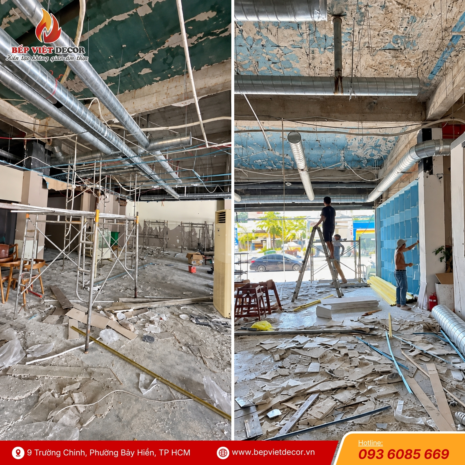 Các Bước Triển Khai Thi Công Hệ Thống Hút Khói Dương Tại Công Trình