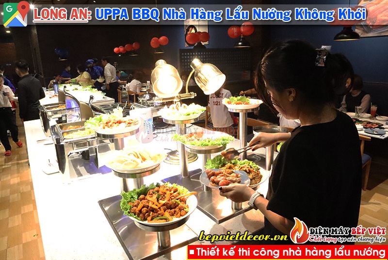 Cần Giuộc Long An - Thi Công Hệ Thống Hút Khói Bếp Nướng Nhà Hàng UPPA BBQ
