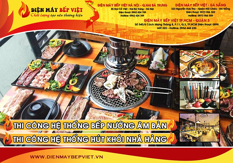 Bếp Nướng Âm Bàn Hàn Quốc HQ01