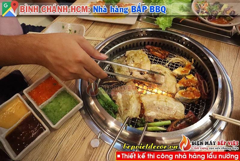 Tp.Hồ Chí Minh - Thi công nhà hàng Bắp BBQ Lẩu Nướng Không Khói!