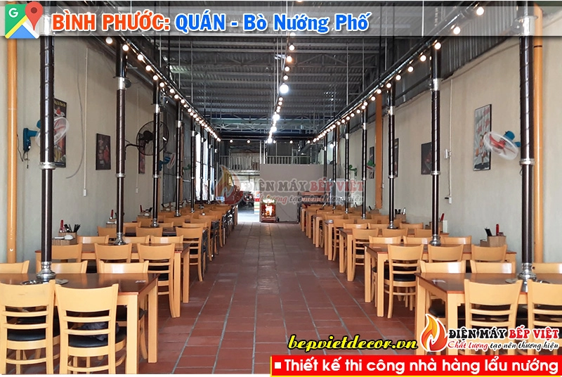 Bò nướng phố Bình Phước đồng hành cùng Điện Máy Bếp Việt.