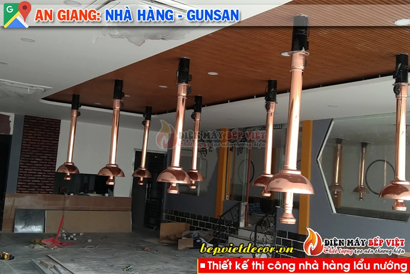 An Giang - Thi công hệ thống hút khói nhà hàng Gunsan BBQ