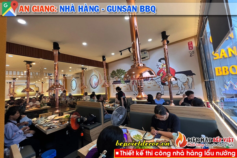 An Giang - Thi công hệ thống hút khói nhà hàng Gunsan BBQ