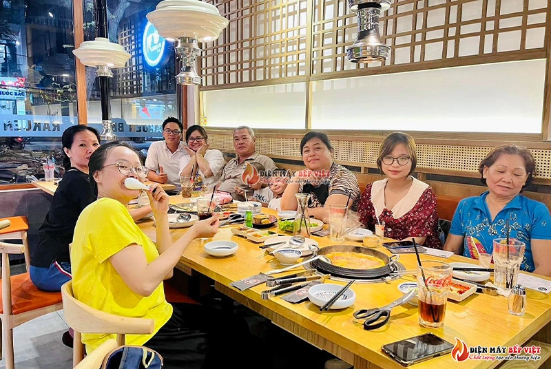 Buffet lẩu nướng ngon rẻ TPHCM - Rakuen BBQ quận Tân Bình