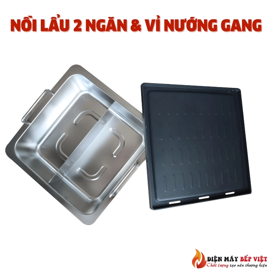 Bếp Lẩu Nướng Đa Năng 2 Trong 1