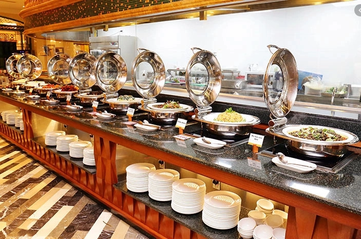 Nồi Hâm Nóng Buffet Hình Tròn - 0506T