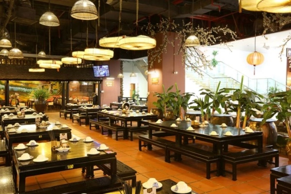 Thiết kế nhà hàng buffet bình dân theo phong cách đồng quê