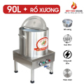 Nồi Nấu Phở Đĩa Nhiệt 90L Cao Cấp + Rổ Xương