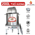 Nồi Nấu Phở Đĩa Nhiệt 200L Cao Cấp + Rổ Xương